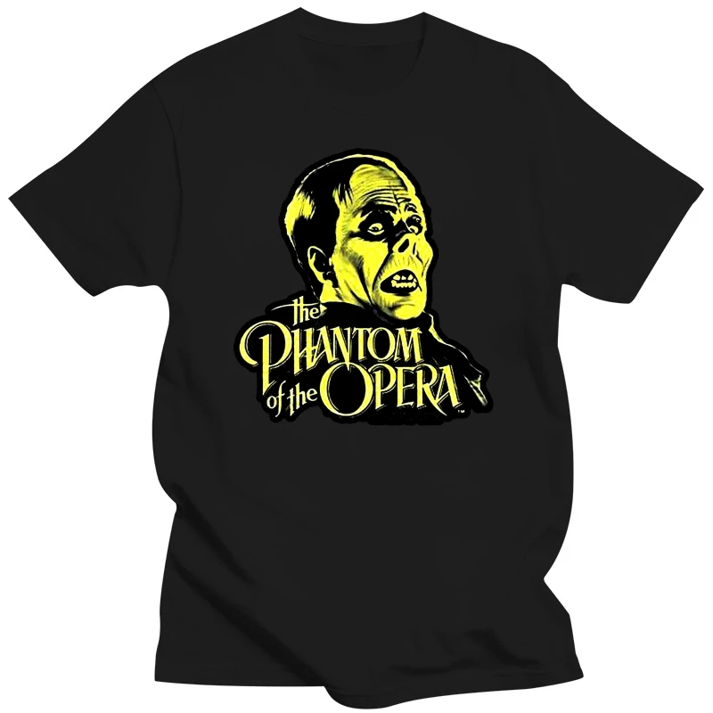 Authentic UNIVERSAL Phantom of The Opera Glow in The Dark T-Shirt S-2XL NEW