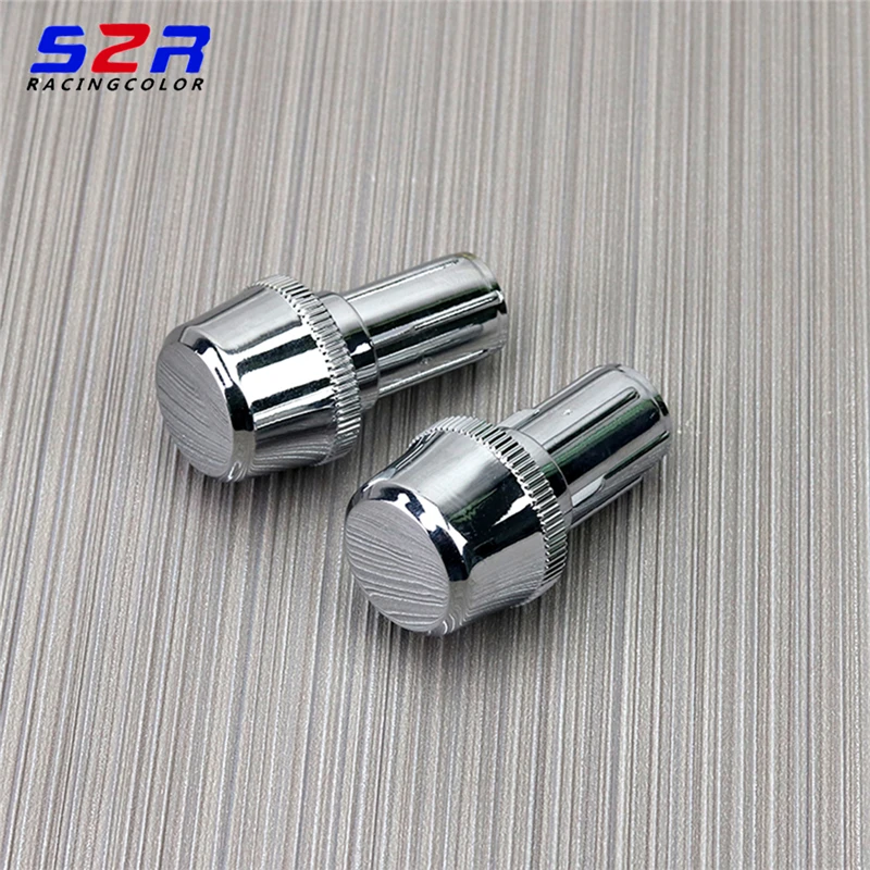 22MM Handlebar Grips Handle Bar Cap End Plugs For YAMAHA Ybr125 Fjr 1300 Xjr1300 XT660 YZ250 WR BWS YZ450F YZF-R1 YZF-R6