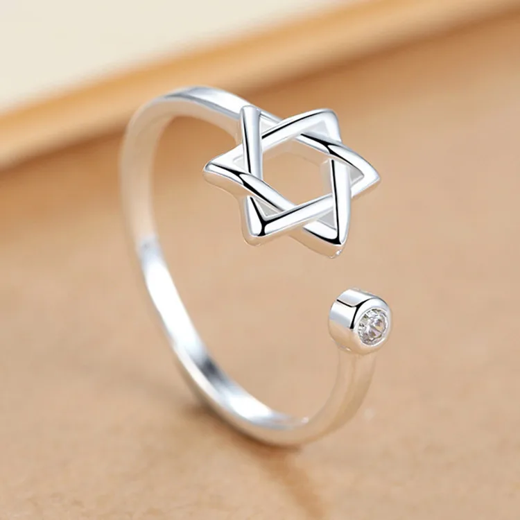 Personality Punk Vintage Star Rings For Women Charm Ring Bohemian Wedding Jewelry Party Gift