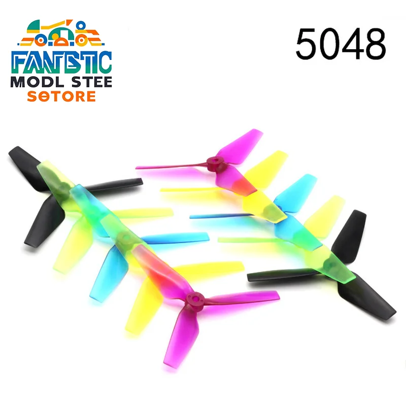 1 Pair Of Fpv Crossing Machine 5-Inch 5048 Three Bladed Propeller, Forward And Reverse Propeller Crossing Machine Blades