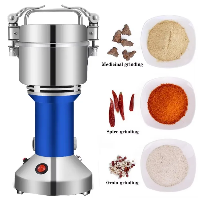 

Stainless Steel Large Capacity Electric Spice Grinder Grinder Crusher Powder Grinder