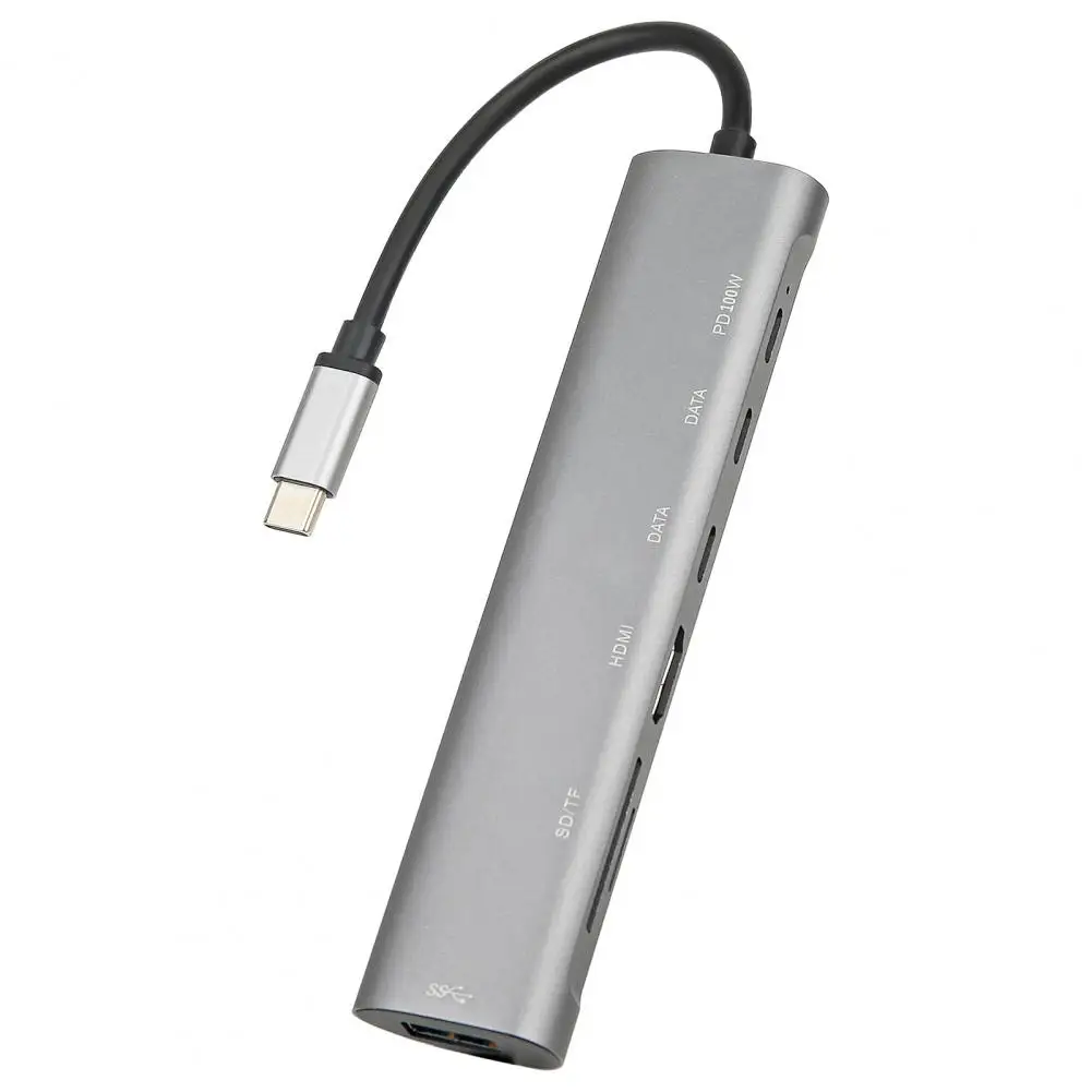 USB Hub Adapter  Professional TF Card Reader Aluminum Alloy  High-performance USB Type-C Docking Station Computer Accessories