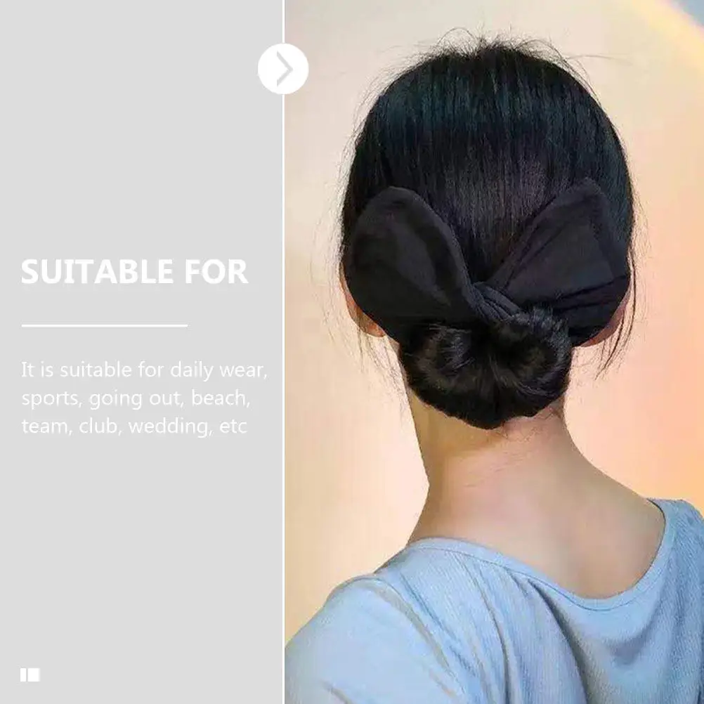 

6Pcs Hair Bun Maker Lightweight Comfortable Hair Styling Tools for Women Girls Quick Easy Hairstyle Daily Sport Wedding