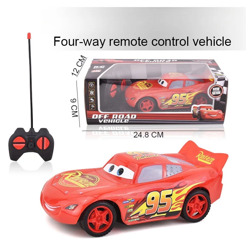 Disney Cars3 Rc Model Toys Lightning Mcqueen 4-Way Racing Car Electric Remote Control Car Simulation Racing Cars Model Kids Gift