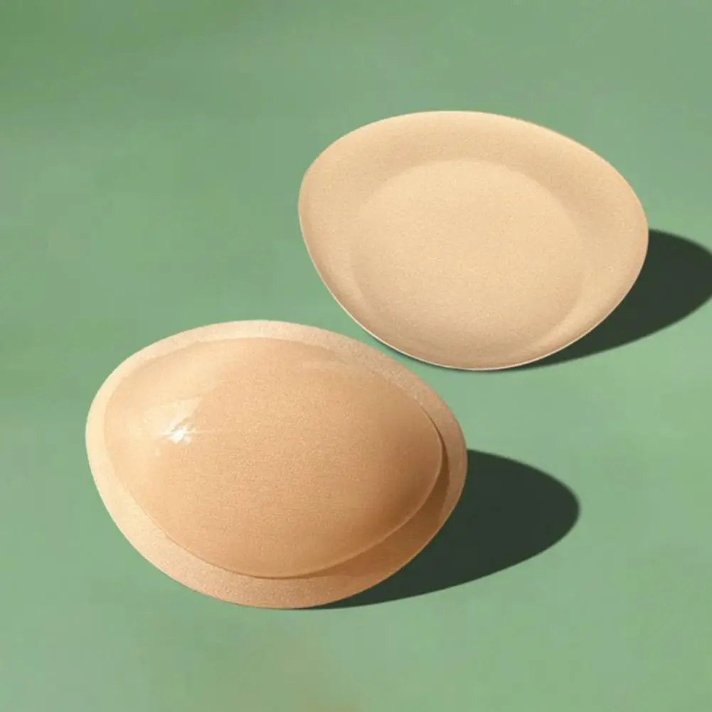 4cm 두꺼운 브래지어 패드 삽입 재사용 가능한 끈적 브래지어 삽입 접착제 푸시 업 풀러 바스트 삽입 리프트 비키니 패딩 유방 확장기