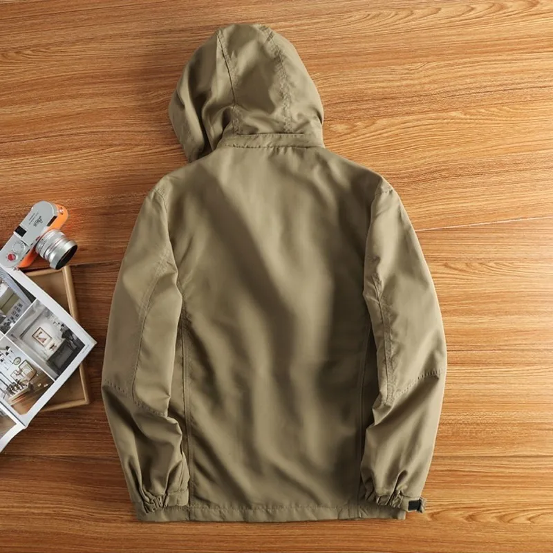 Men's Winter Autumn Tops Jacket Coats Punch Coat Padded Thickened Loose Simple Casual Comfortable Brand Fashion Harajuku