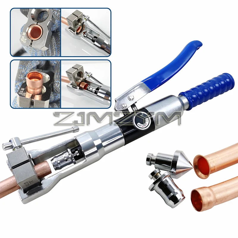 Universal 2 in 1 Hydraulic Tube Expander and Flaring Tool Kit WK-400 for 3/16 1/4 5/16 3/8 1/2 5/8 3/4 7/8 inch Soft Copper