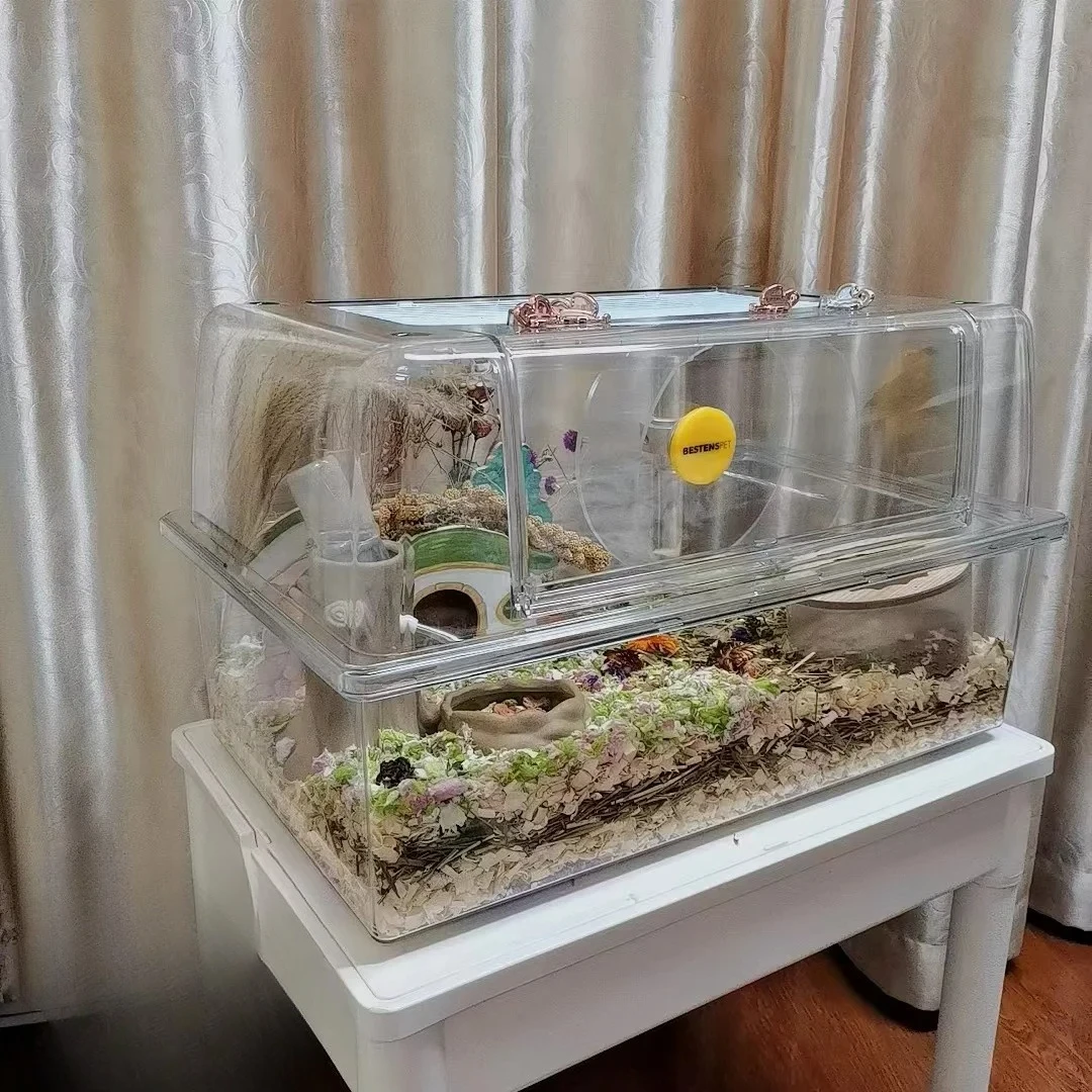 

Wholesale Luxury Large 47 60 Sizes Multip Sets White Bold Iron Wire Ferret Guinea Pig Small Animal Pet Big House Hamster Cage