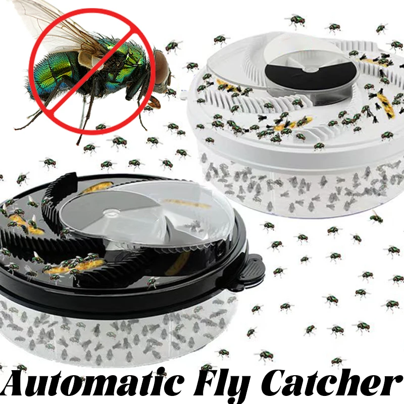 

Автоматическая ловушка для мух, электрическая ловушка для насекомых, физическая ловушка для мух, USB перезаряжаемая подключаемая кухонная ловушка для мух, тихий контроль отклонения вредителей