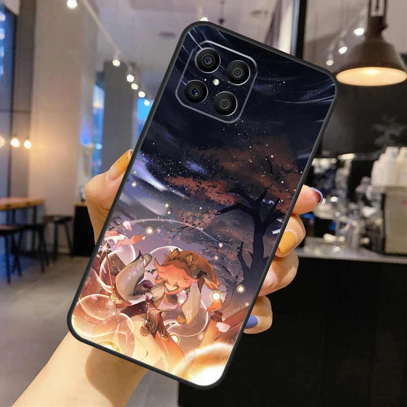 Genshin Tác Động Ốp Lưng Điện Thoại Huawei P50 P40 P30 P20 Lite Pro Nova 5T P Thông Minh 2021 Danh Dự X8 x7 X9 50 Ốp Lưng