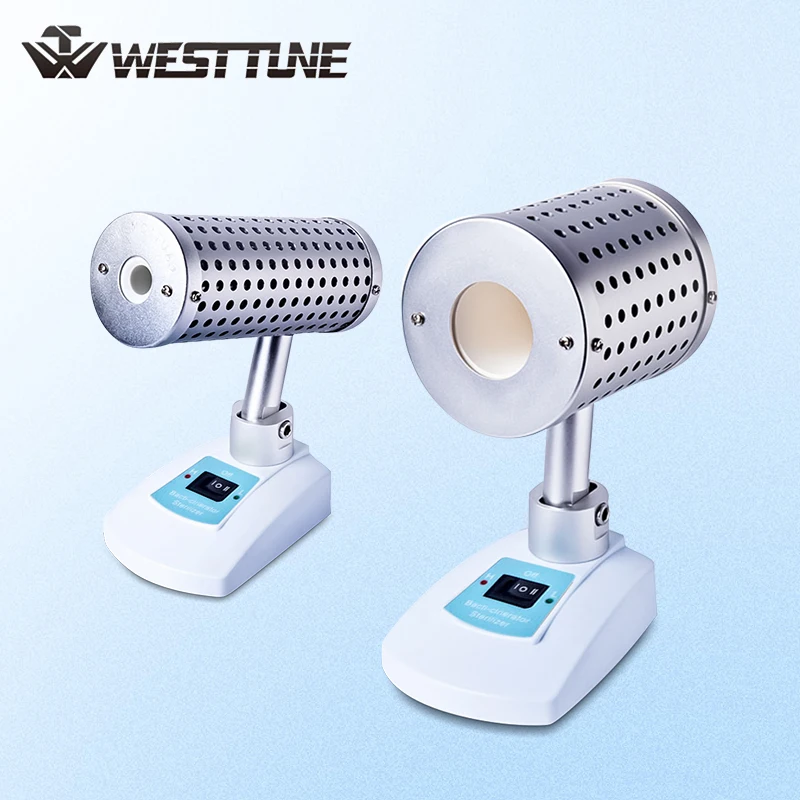 

WESTTUNE Lab Infrared Inoculation Loop Sterilizer 480°C-825°C High Temperature Disinfection Portable 5-7s Rapid Sterilization