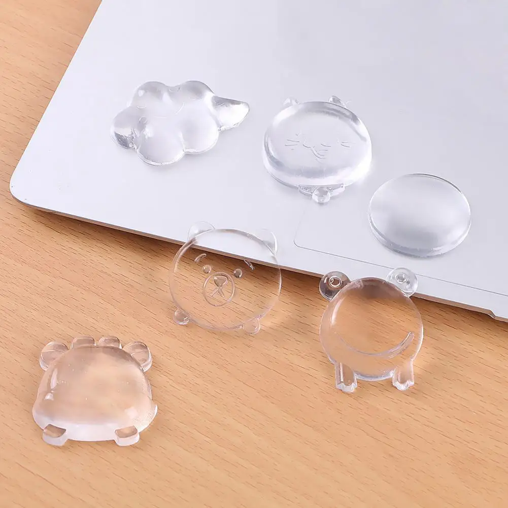 Door Handle Bumper Anti-collision Sticker Mute Self-adhesive Transparent Silicone Door Handle Bumper Protective Plug