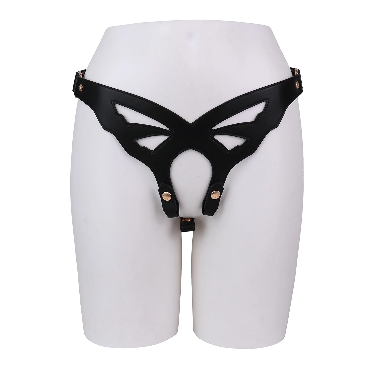 ANOSX Quick-Release Electro Male Chastity Belt Electric Shock Harness Auxiliary Pants For Penis Cage Shoulder Strap BDSM Briefs view 6