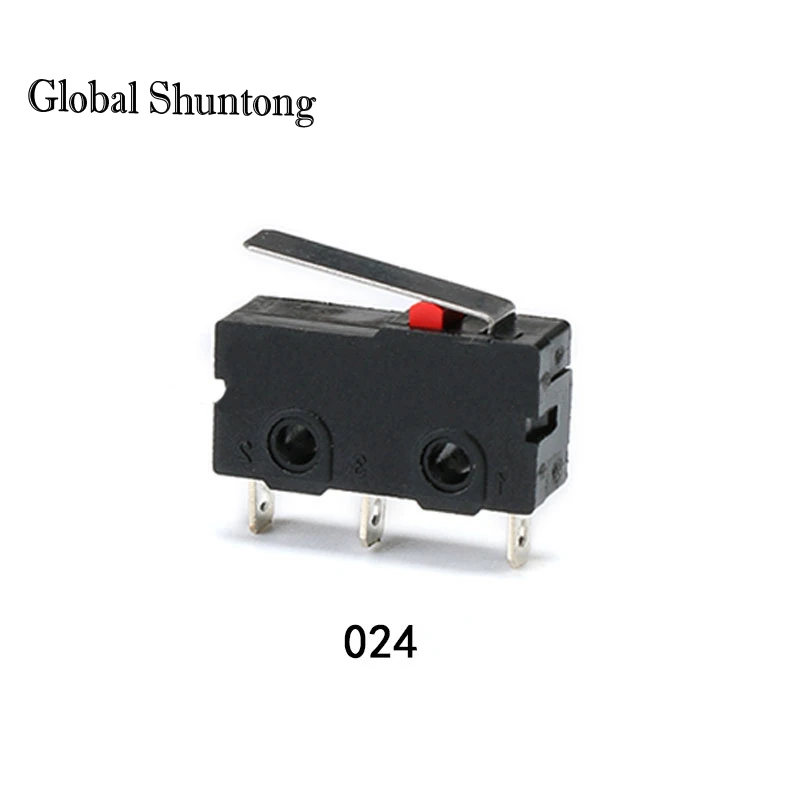 30Pcs Micro Switch 3PIN PCB Terminals 002 003-3.5 012-13.5-2 024-A mouse micro switch 1A 125V Push Button  Microswitches