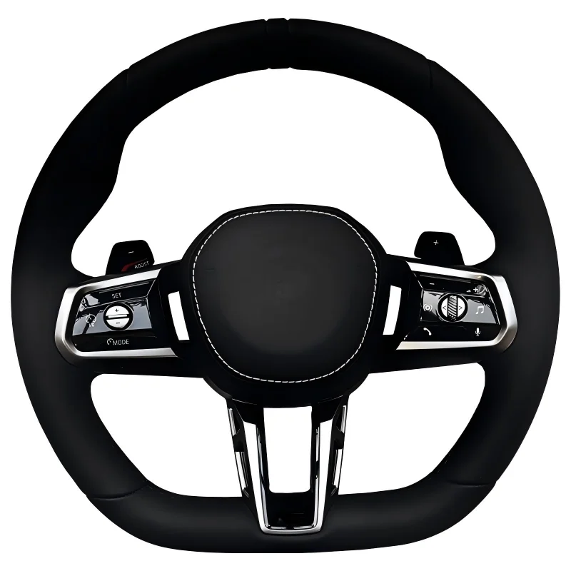 

Suitable for BMW F10 F15 F85 F30 M4 M2 M3 G01 G12 G20 G30 G80 G05 G06, brand new upgraded ID8 full leather sports steering wheel