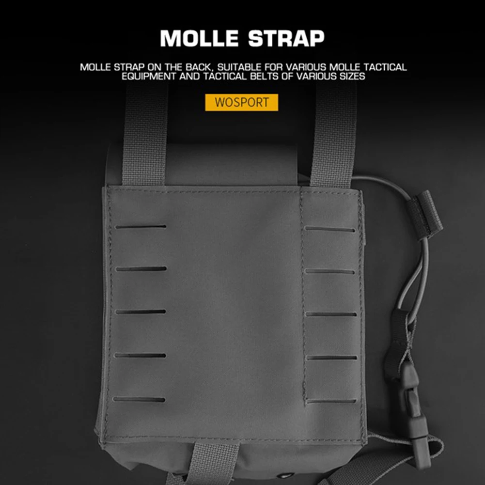 

Подсумок для радиостанции для страйкбола, быстросъемный универсальный подсумок EDC, сумка для пластины на жилет для страйкбола, органайзер для инструментов для тактического ремня/жилета