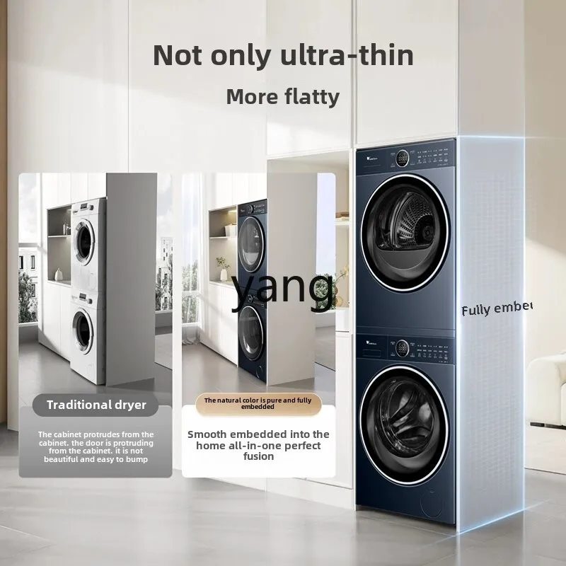 LMM10KG مجموعة غسيل وتجفيف الأكسجين الأزرق من الجيل الثاني بتردد متغير