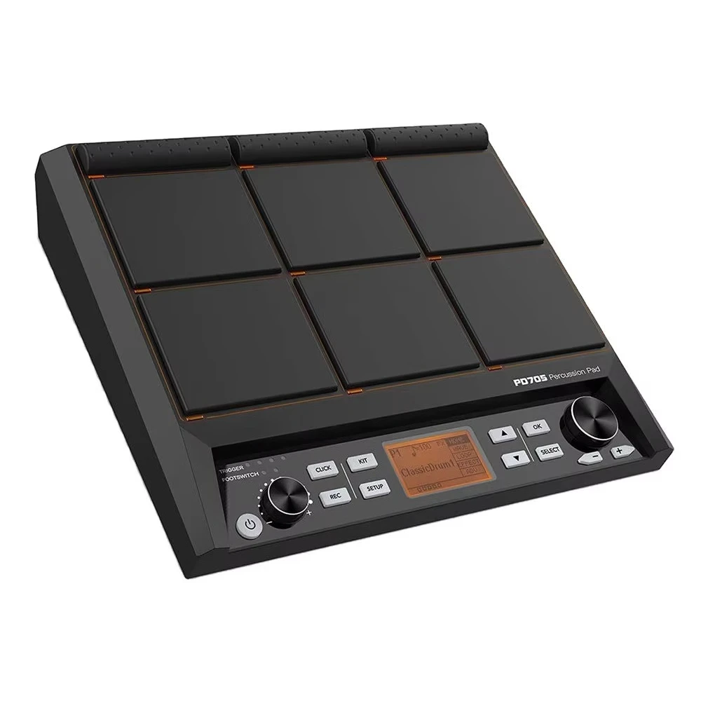 

PD705 Ударная площадка 9, электрическая барабанная установка Tigger, 613, тембр и силиконовая барабанная камера, музыкальные инструменты