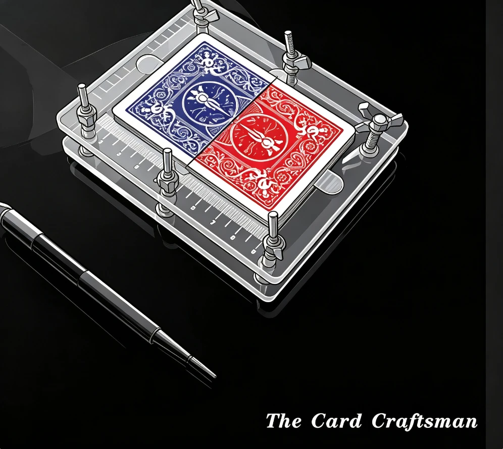 professional-magician-the-card-craftsman-by-amor-magic-poker-cutter-hand-card-making-tool-poker-magia-accessories