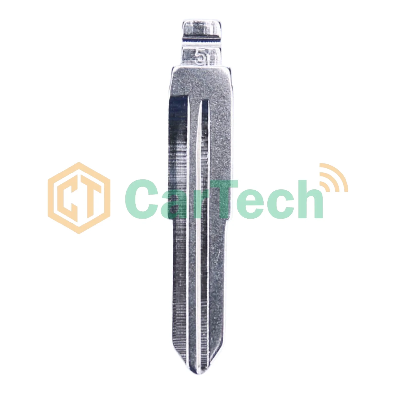 Cartech  5# Right Uncut Flip Blank Key Blade for KEYDIY KD XHORSE VVDI Universal Remote Fit Dodge Mitsubishi CHANGAN