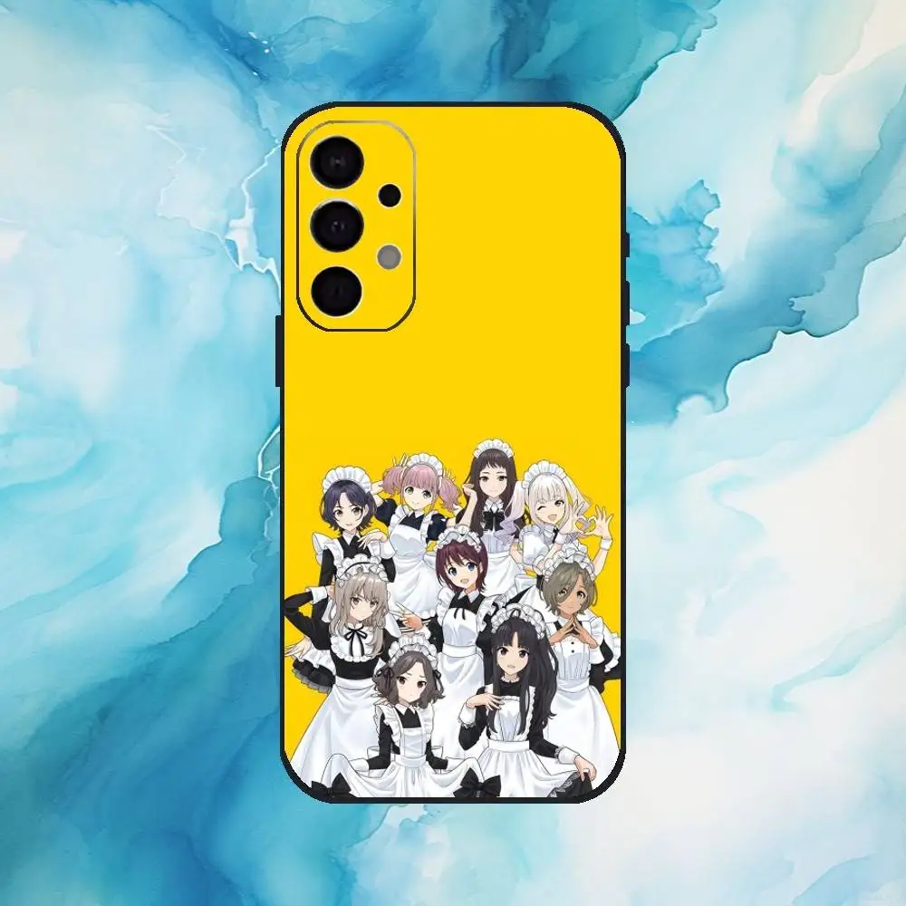 حافظة هاتف E-Emilia mp3 Mernes لهاتف سامسونج جالاكسي A73، A72، A71، A70، A53، A52، A51، غطاء أسود ناعم آخر #5