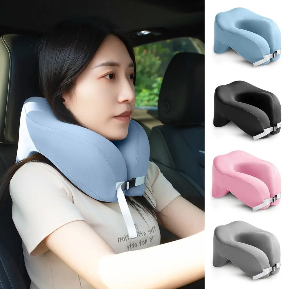 Neck Protect U-shaped Pillow Cushion Without Carry Bag Ear Cervical Healthcare Office Hugging Pillow Slow Rebound