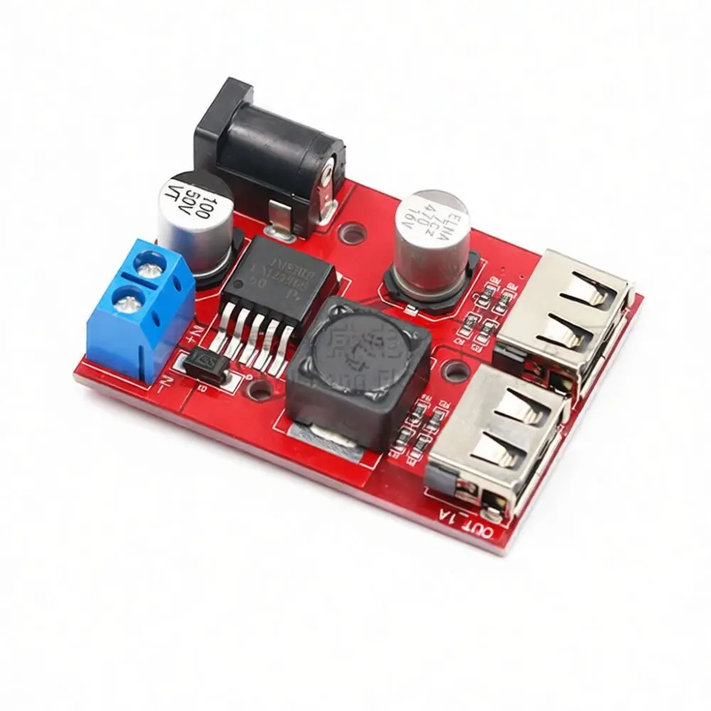 Buck Converter Board DC DC 9V 12V 24V 36V To 5V 3A Step Down Voltage Regulator Power Supply Unit For Automotive Solar Charge