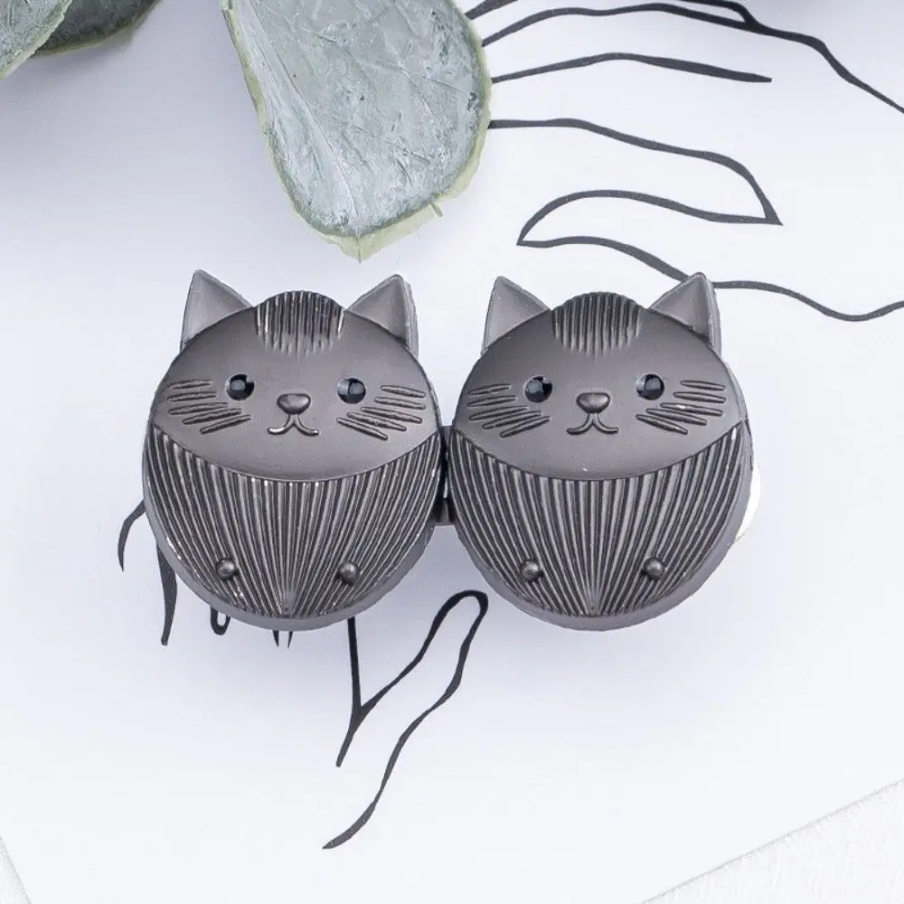 New Cartoon Cat Jeans Buttons Adjustable Waist Tightening Tool Pants Pins Fixed Belt Buckles Scarf Fastening