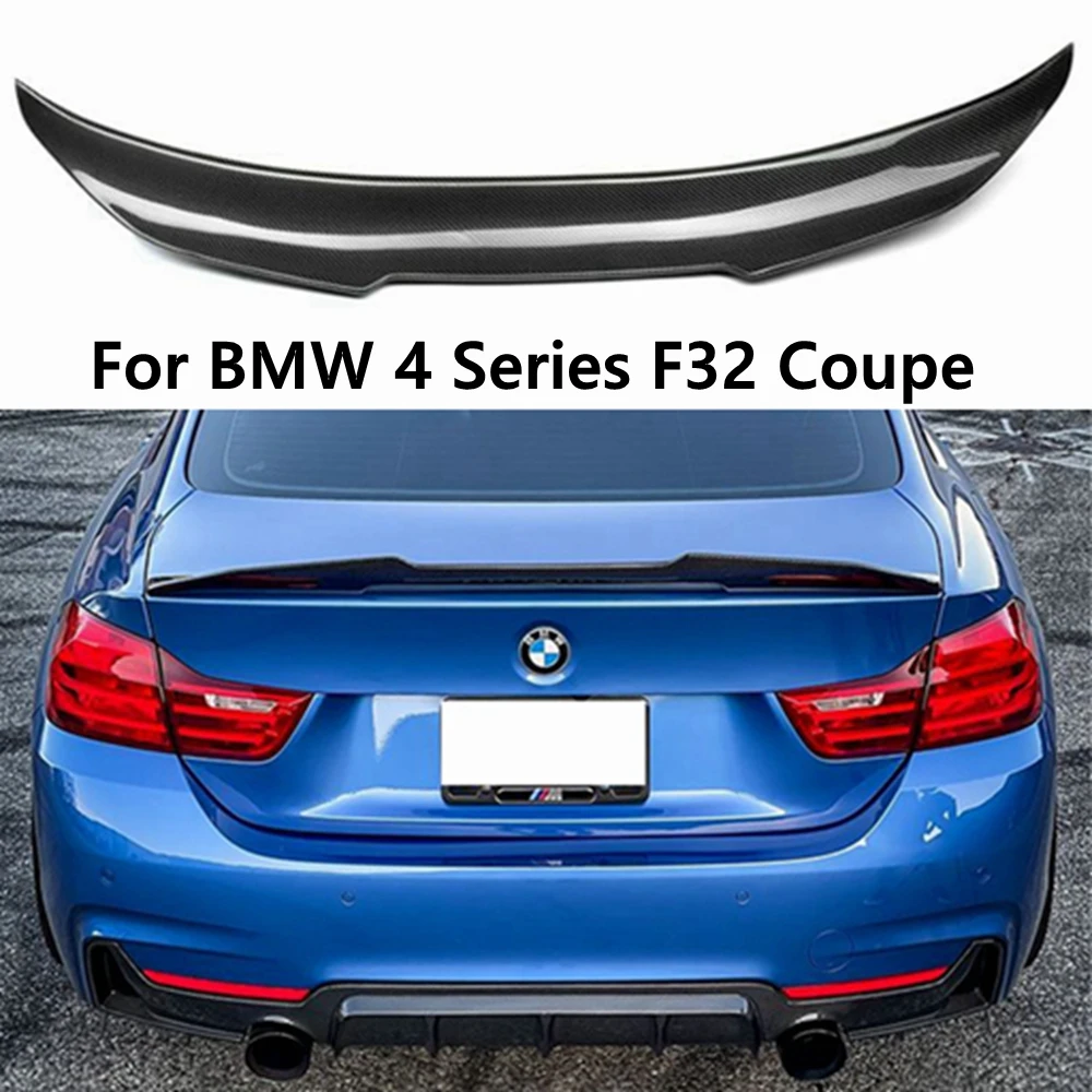 

For BMW 4 Series F32 Coupe PSM Style Carbon fiber Rear Spoiler Trunk wing 2014-2020 FRP Forged carbon