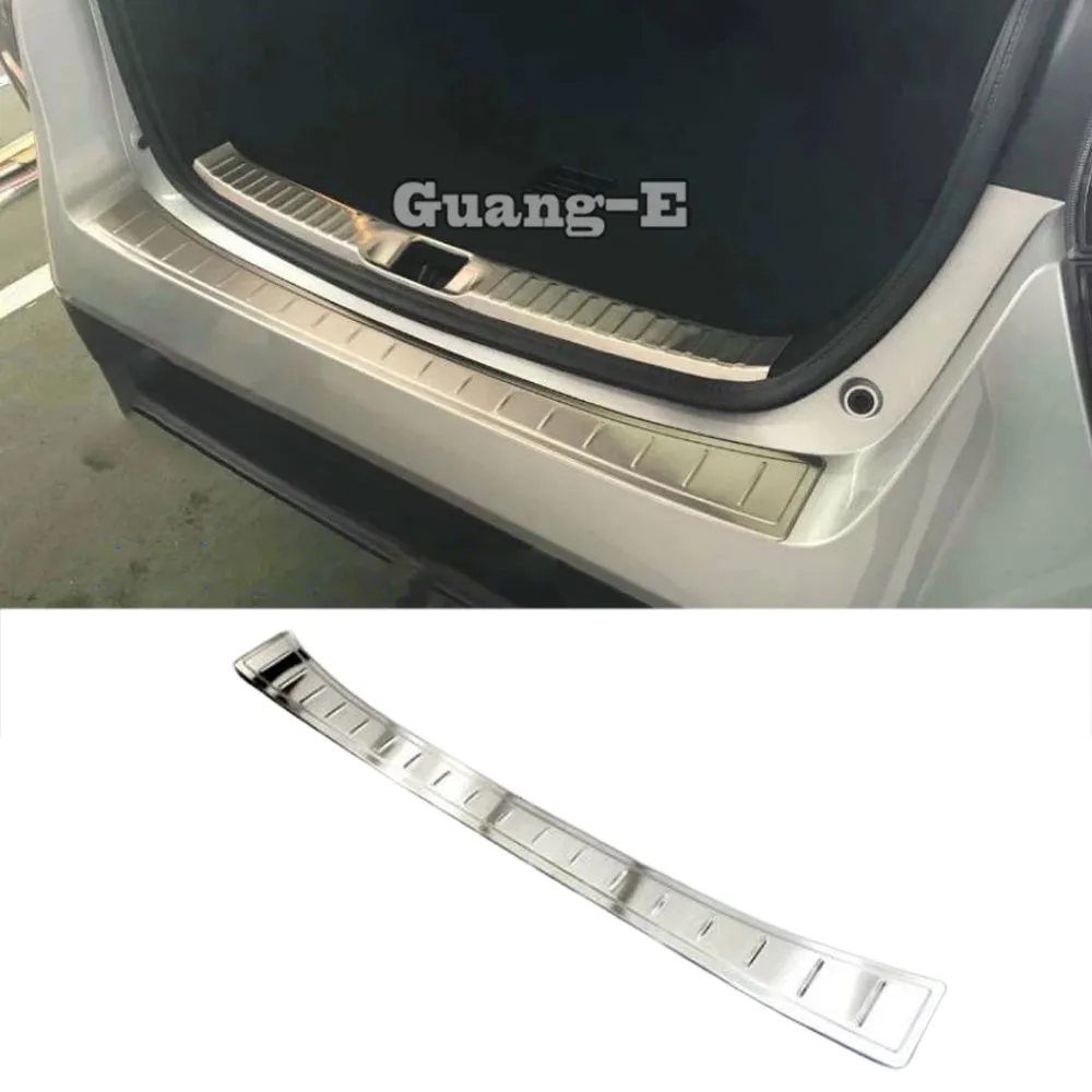 

For Toyota Prius 2016 2017 2018 2019 Car Sticker Styling Stainless Steel Inner Rear Bumper Trim Plate Lamp Frame Trunk Pedal