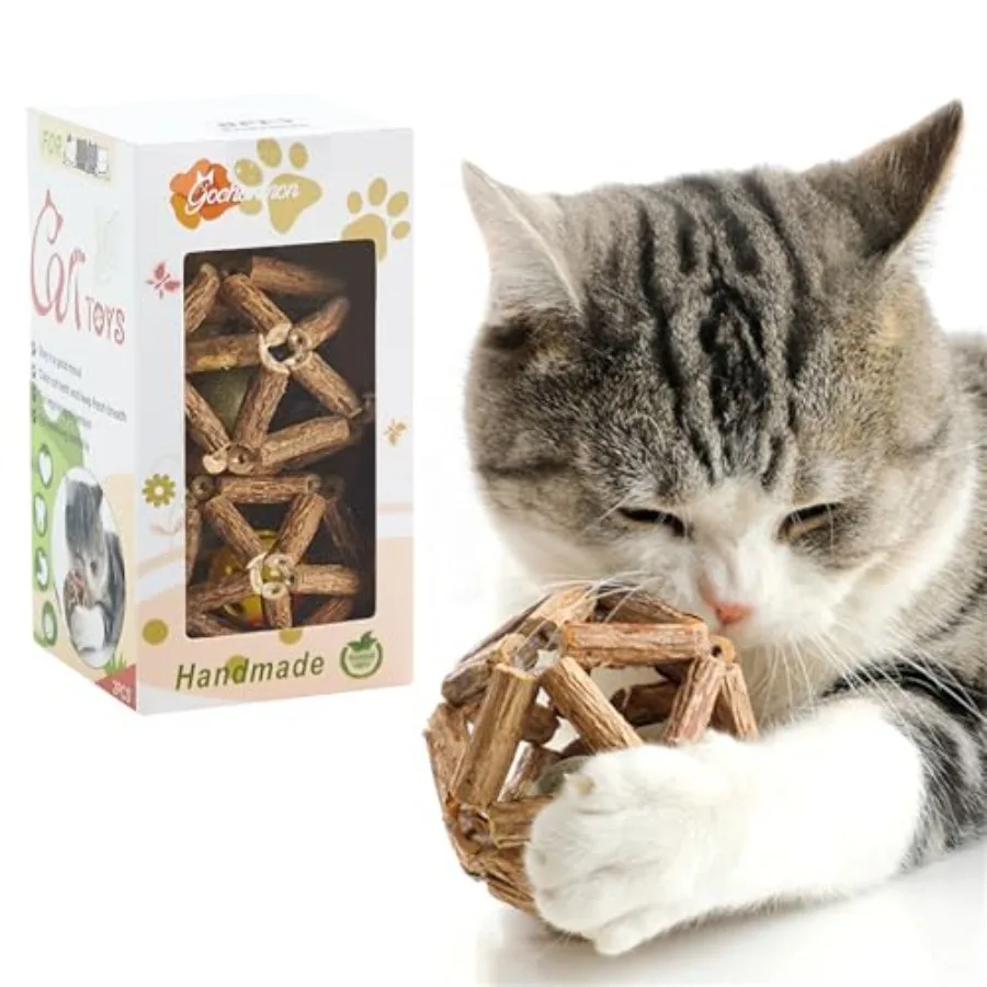 

Игрушки из кошачьей мяты, 2 шт., бирюзовая серебряная лоза, палочка из кошачьей мяты, Balell BallCat, игрушки для домашних кошек, инструменты для чистки зубов, молярные инструменты Matatabi Cat Chew