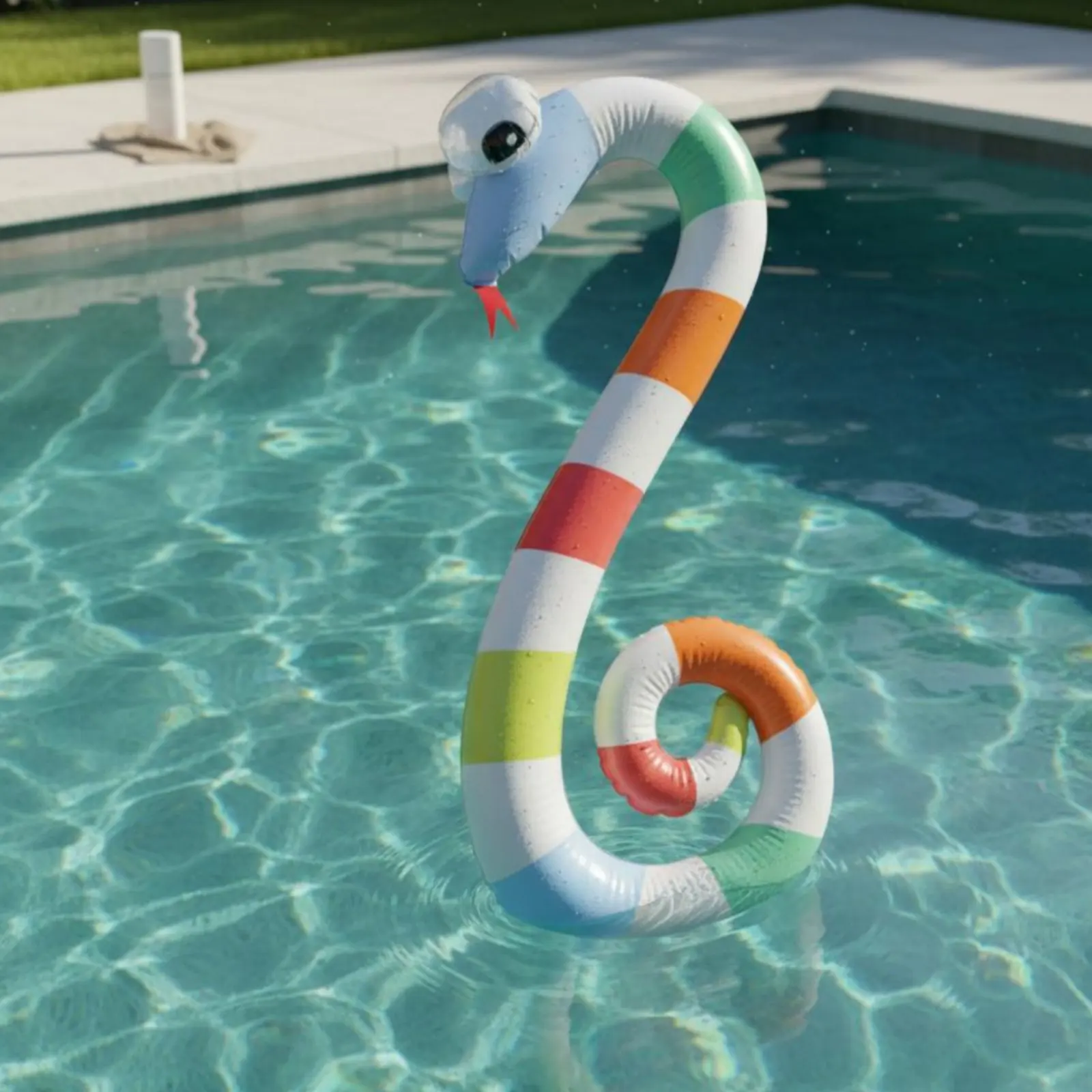Inflatable Snake Inflatable Thick PVC Inflatable Snake Tube Water Toy Sturdy Vinyl for Children