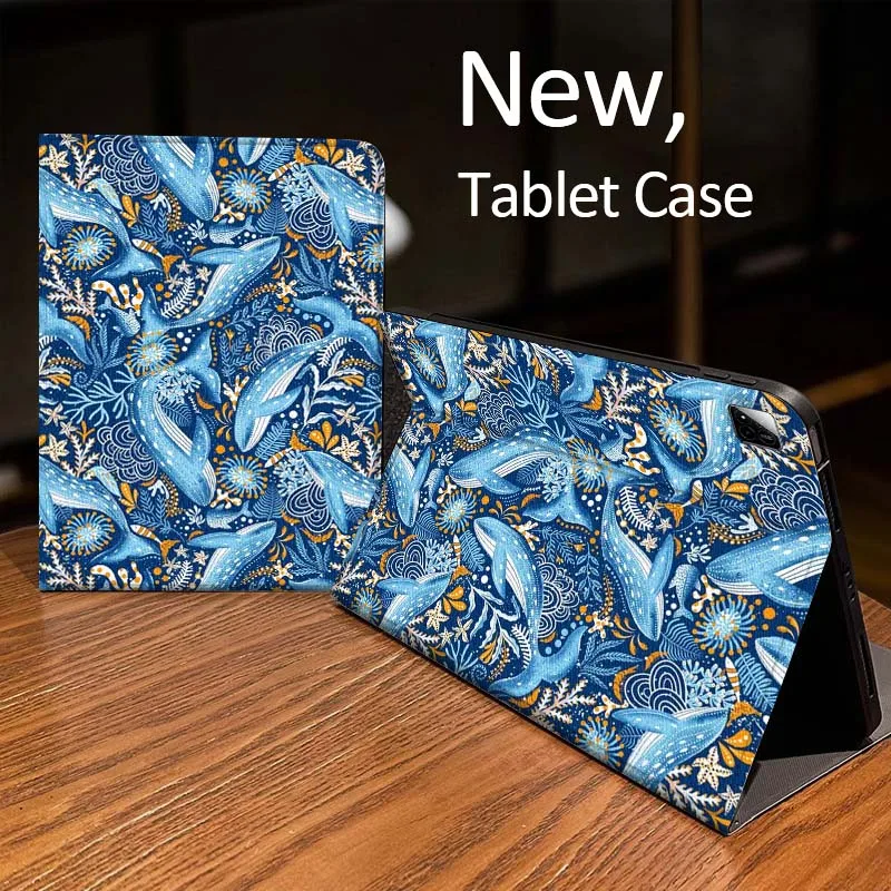 

Cartoon Koi Fish Art Case For Xiaomi Mi Redmi Pad 2 4 5 7S 6S 6 7 8 Plus SE Pro K 2025 inch 8.7 11 Tablet