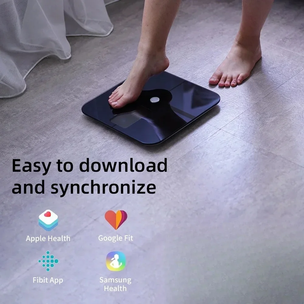 スマート体重計 心拍数 体組成計 電子ガラス体重計 体脂肪計