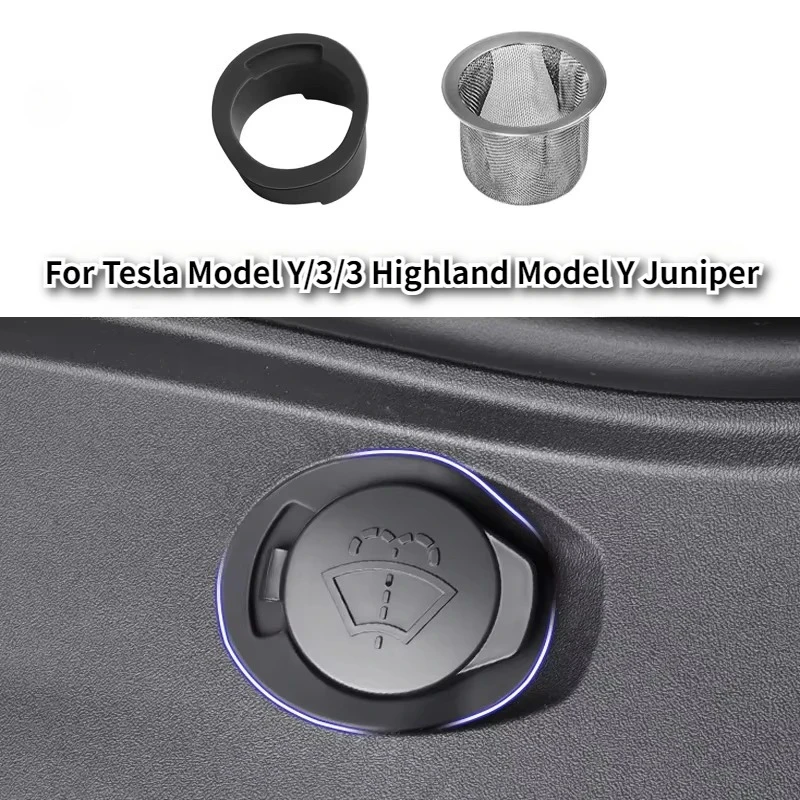 Gap Plug of Wiper Water Inlet for Tesla Model Y/3/3+/Y Juniper 2025 Gap Plug Prevent Liquid Intrusion Anti-aging Car Accessories