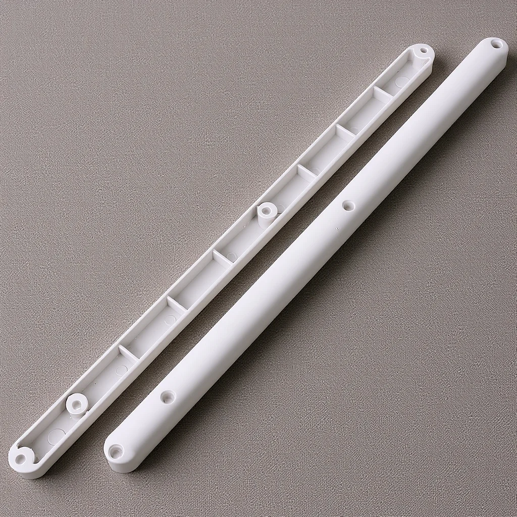

2Pcs Plastic Drawer Slides Reliable Smooth Cabinet Drawer Rails for Kitchen Wardrobe Dresser Side Mount Guides