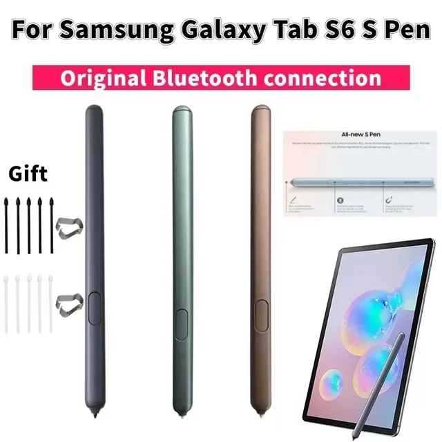 Dla SAMSUNG Galaxy Tab S6 SM-T860 865Tablet Stylus S Pen wymiana ołówek do ekranu dotykowego z Bluetooth + Logo