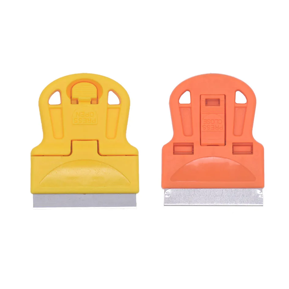 New Style Car & Window Tint Glass  Razor Scraper Plastic Handle Razor Scraper  Glass  Window Tinting Tool Blade