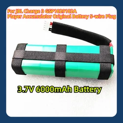 For JBL Charge 3 GSP1029102A Player Accumulator Original Battery 5-wire Plug  3.7V 6000mAh Battery