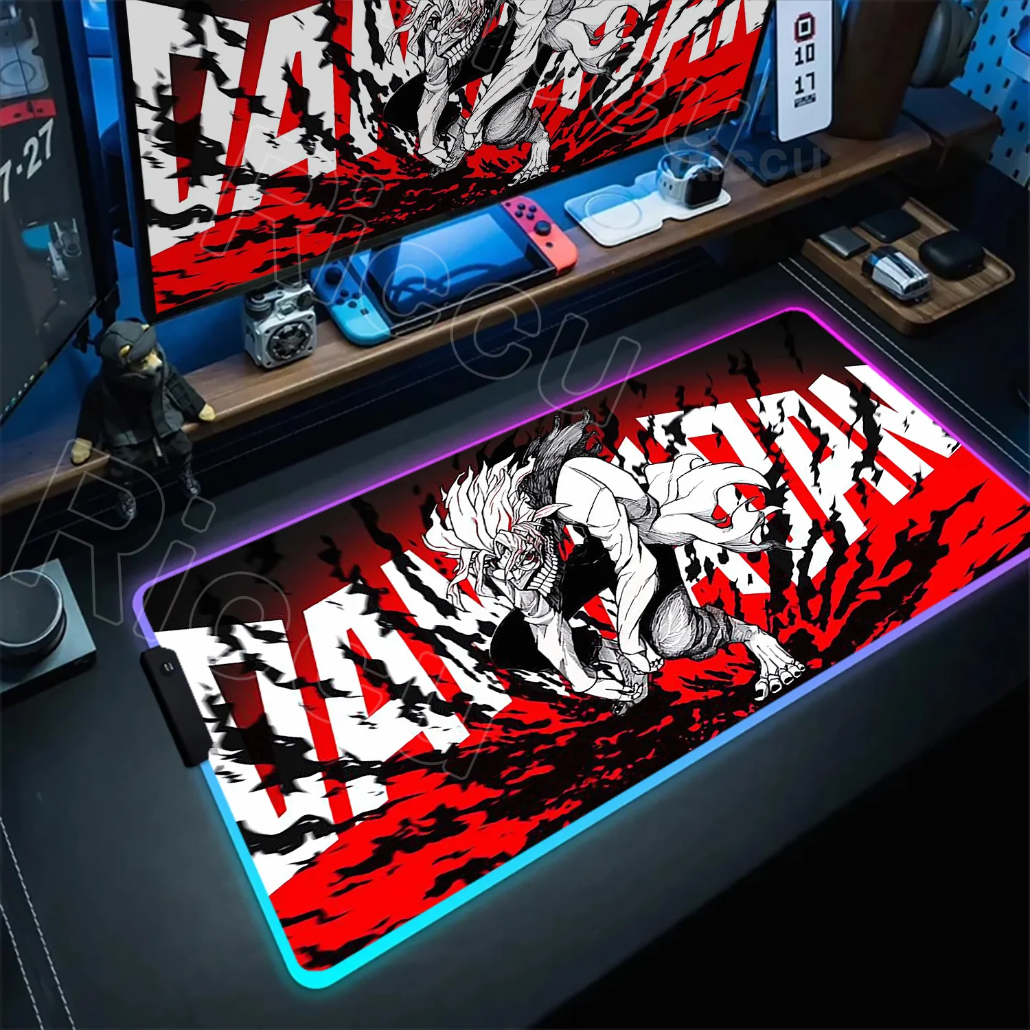 

XXL HD Коврик для мыши в стиле аниме Dandadan Ayase Momo Takakura Ken Seiko Коврик для мыши Клавиатура RGB Настольный коврик ПК Ноутбук Игровой стол Коврик