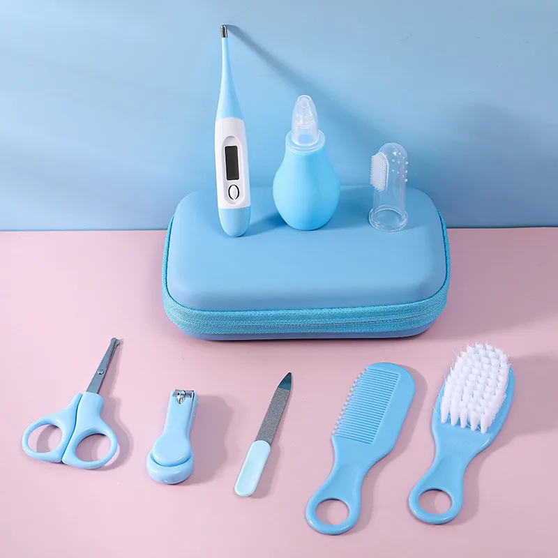 13/8/4pieces of baby care kit, newborn beauty and nail kit, baby medical care, nail clippers, hair brush tools