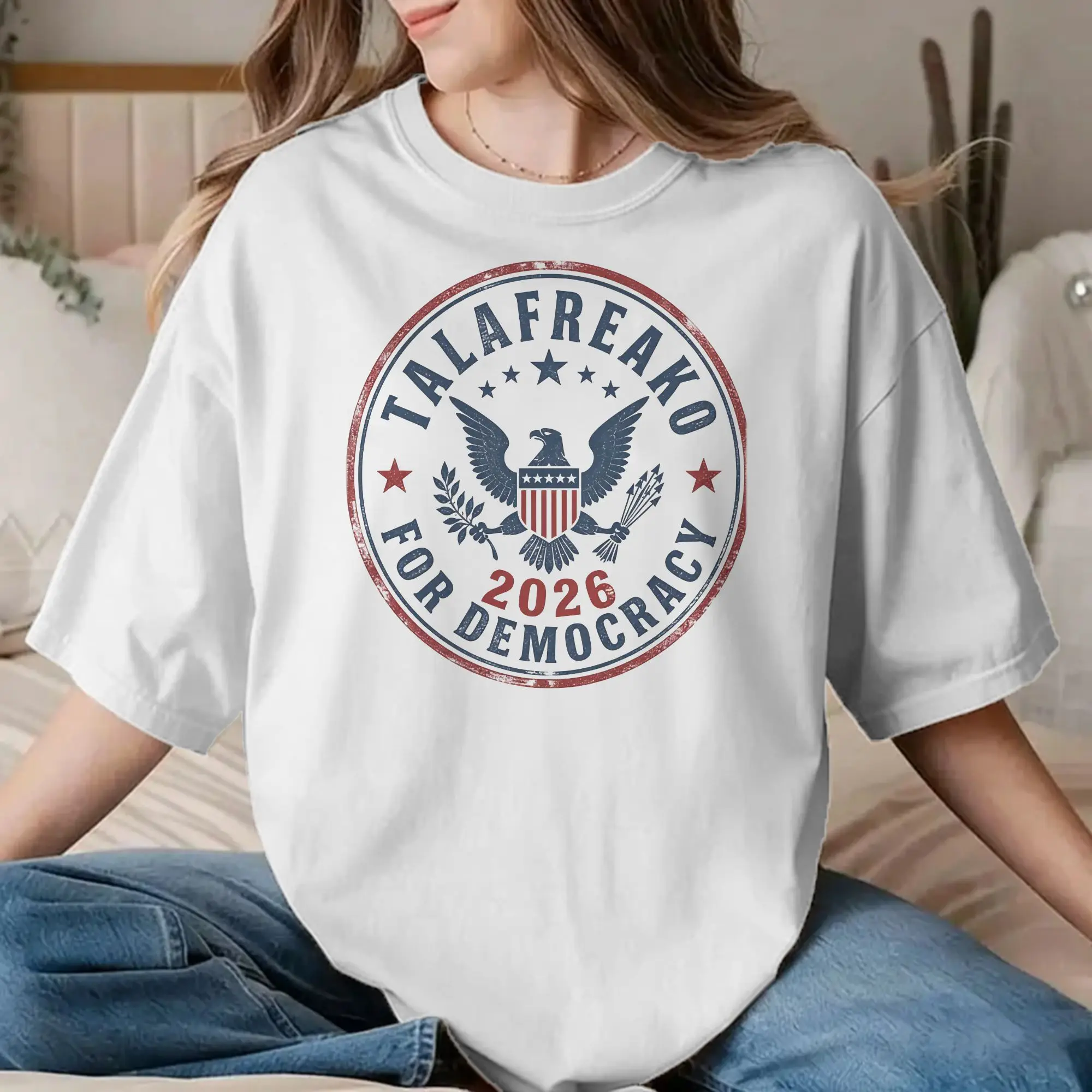 I'm a Talafreako James Talarico 2026 for US Senate Texas T Shirt Men Women's Pure Cotton T-Shirts Tees Short Sleeve Clothing