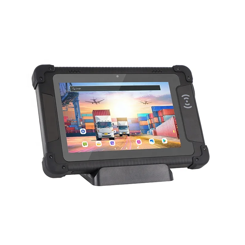 Industrial Use Handheld Android 9.0 Tablet with Rugged Waterproof Design NFC Function and MTK Processor