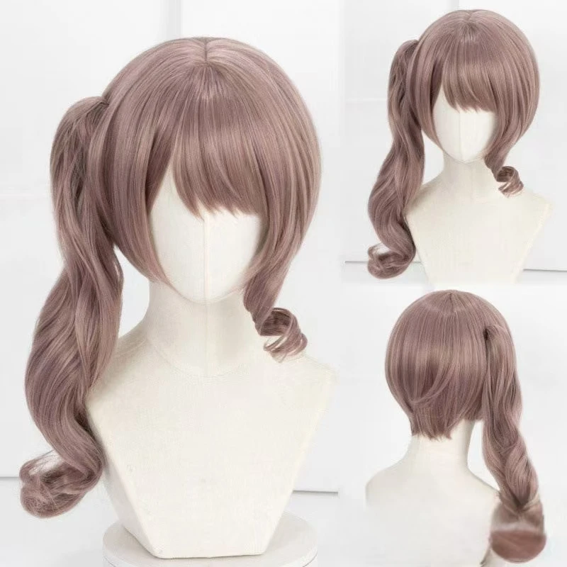 

Аниме проект SEKAI парики для косплея Hinomori Shizuku Long Light Dusty Rose Hair Синтетические волосы Game Comic Con Coser Rose net