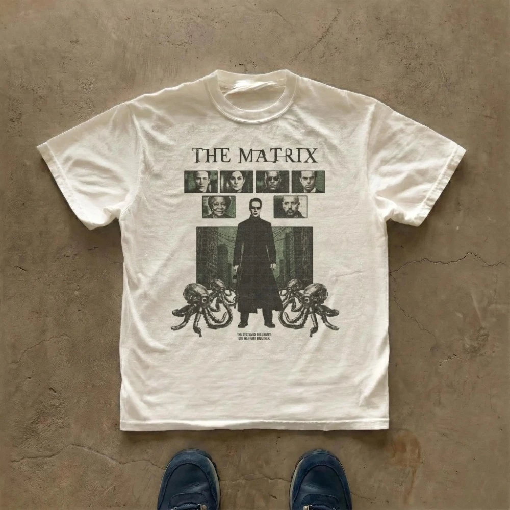 2026 Summer New Style Shameless Bastard High-Quality Casual Comfortable Breathable Men's Printed Round-neck T-Shirt