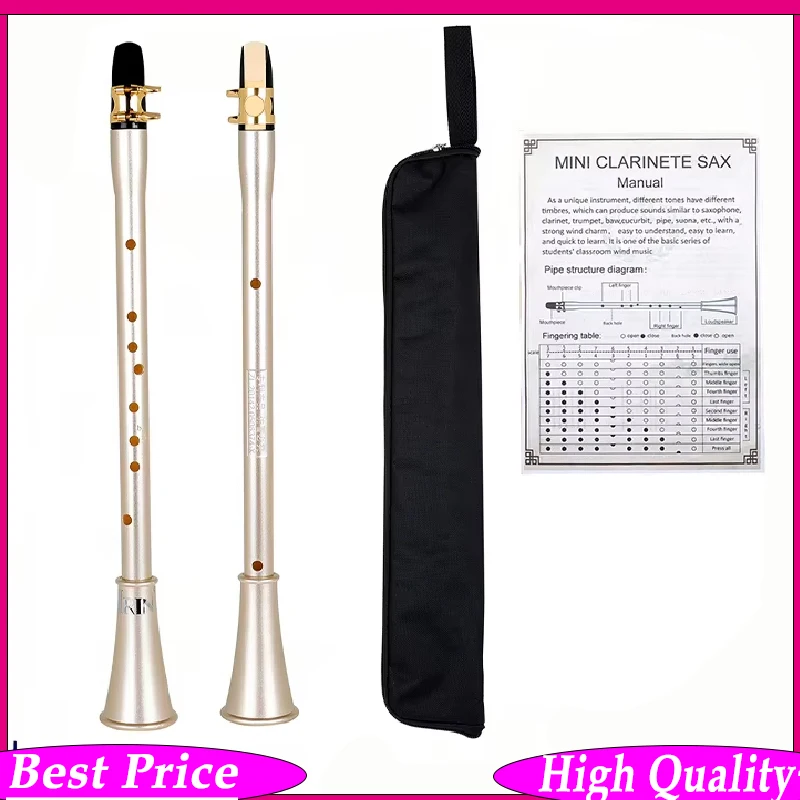 

Кларнет IRIN MI-03 Eb – премиум-класс, корпус из полимерной смолы, герметичная конструкция, звучание, напоминающее саксофон, с сумкой Oxford и инструкцией.