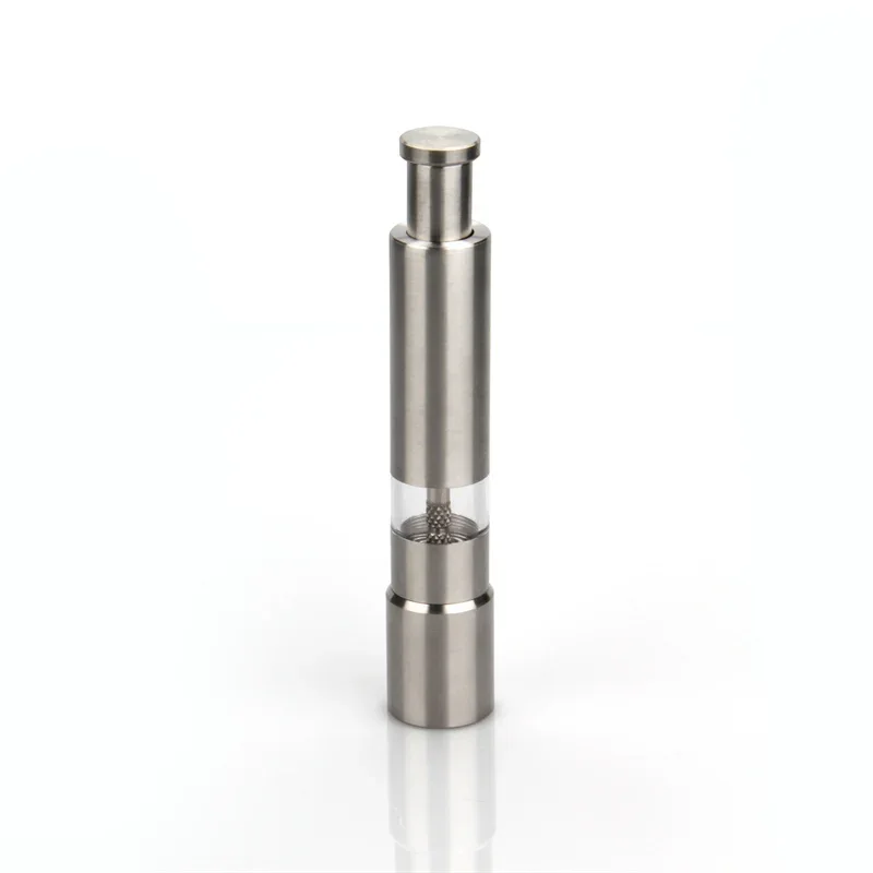 Cheap Manual Stainless Steel Thumb Push Spice Sauce Grinder Efficient Suitable For Various Spices Such As Pepper And Salt
