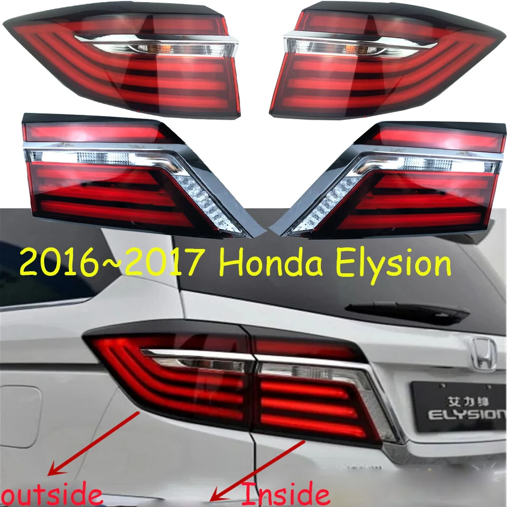 1pcs 2016~2017y car bumper taillamp for Honda Elysion taillight LED car accessories Elysion rear lamp