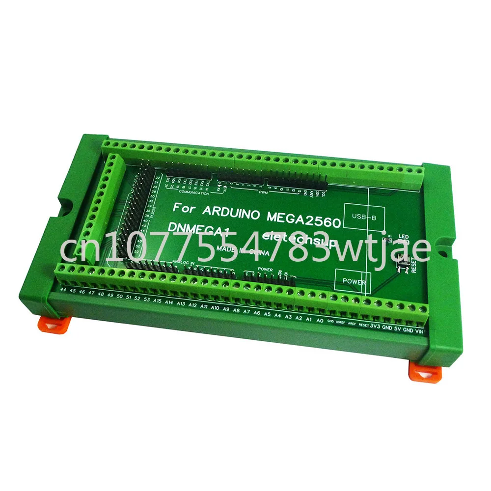 

Rail mounted screw terminal block adapter module, suitable for MEGA2560 R3