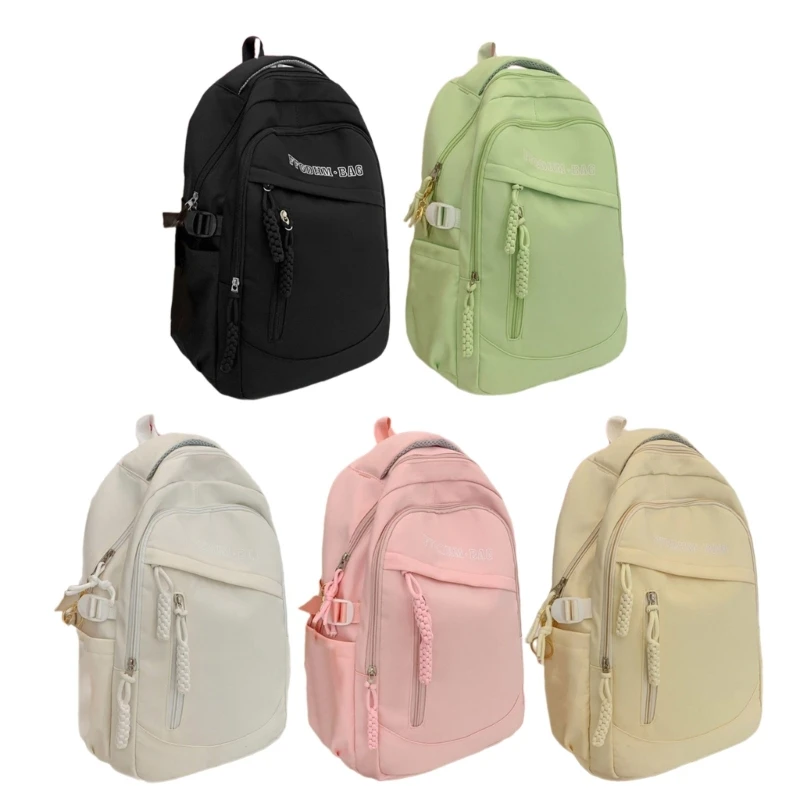 

Teen Book Bag Large Compartment Laptop Daypack School Backpack for Everyday Use